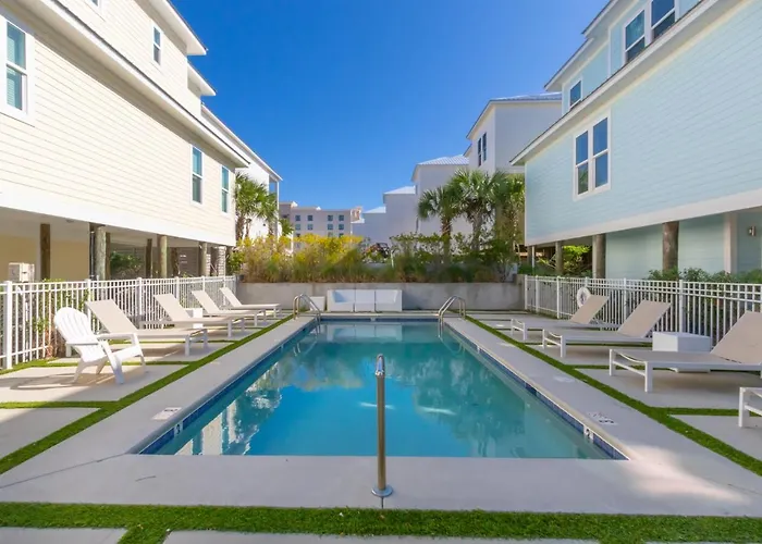 Modern 3 Bedroom With Community Pool And Directly Across The Street From The Beach!